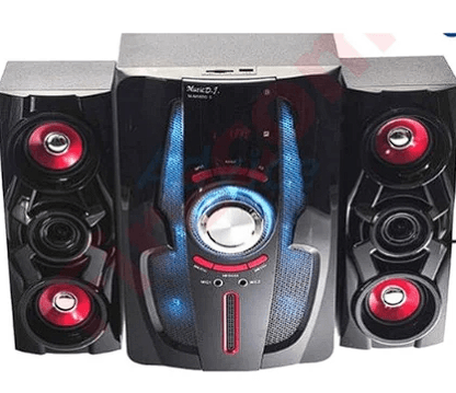 MUSİC DJ M560GC 6,5" Subwoofer 3"x2 Süper Bass USB Sd Kart Bluetooth Hoparlör 60 Watt 2+1 Ses Sistemi