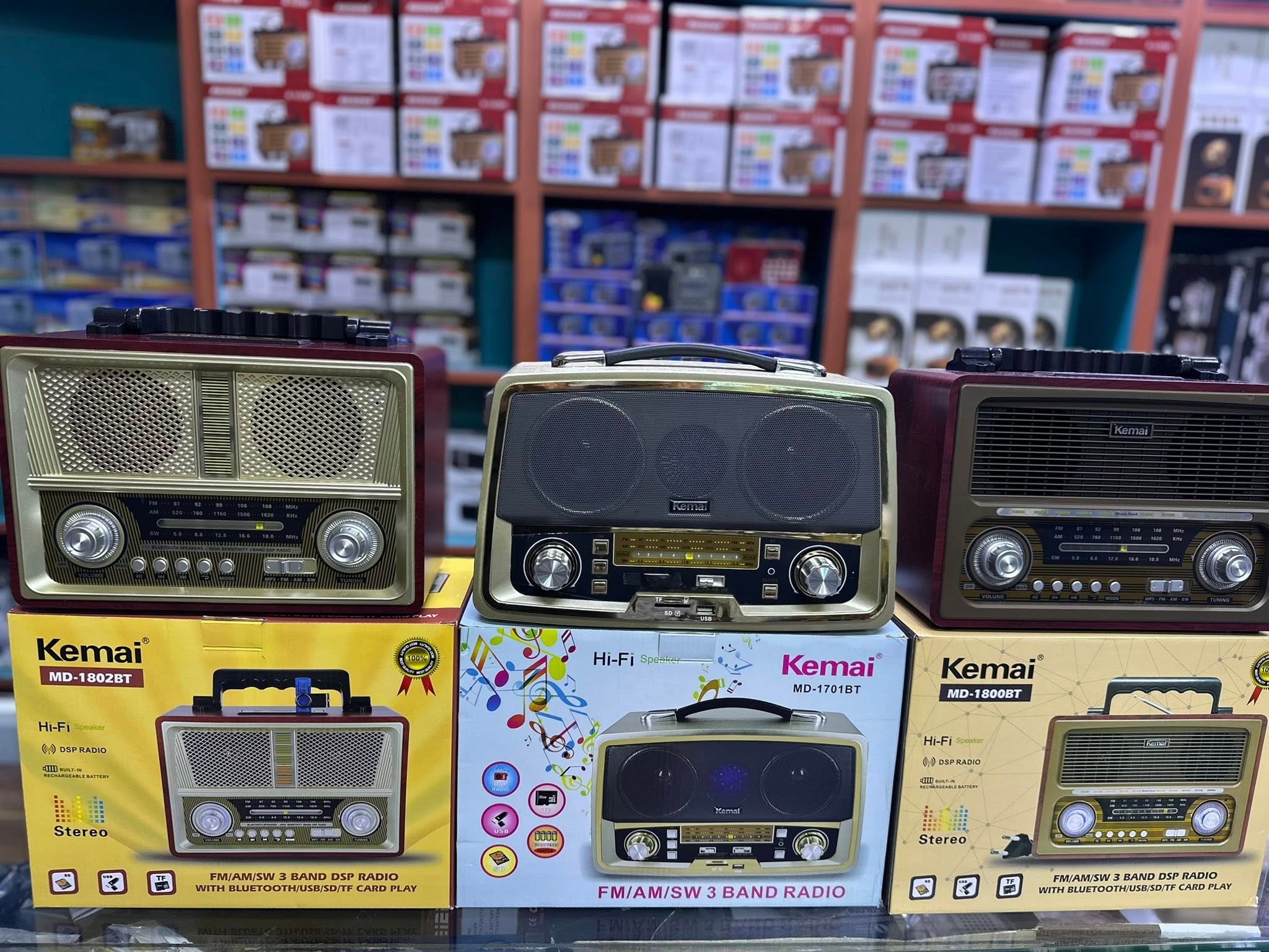 kemai model 1700 1701 1800 1802 radyo bluetooth