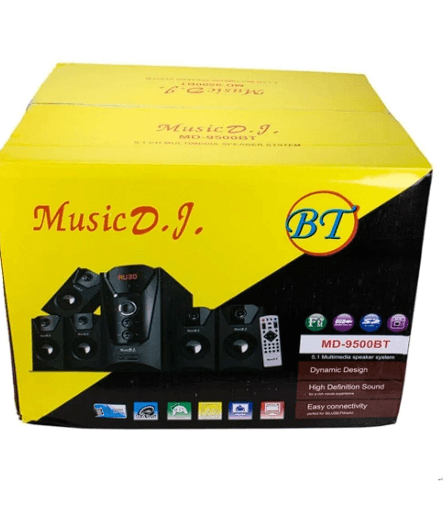 Music D.J Md-9500bt 5&#43;1 Bluetooth Surround Hoparlör Sistemi