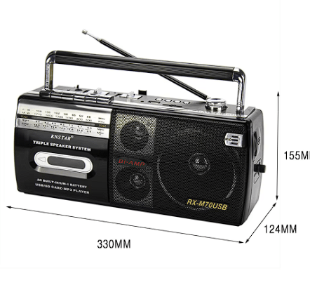 Knstar M-70bt Bluetooth + Usb + Sd + Fm Radyo Kaset Çalar