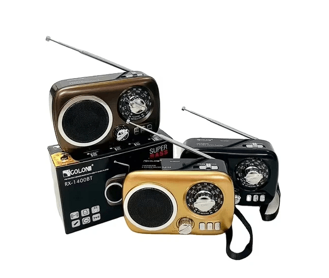 Golon Am/fm Çok Bantlı Radyo Usb/tf Müzik Çalar Taşınabilir Retro Radyo RX-855BT