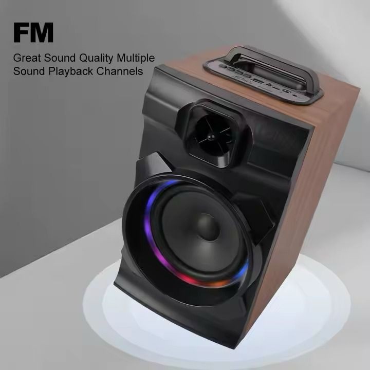 ses bombası super bass tek mikrafonlu sarjlı 