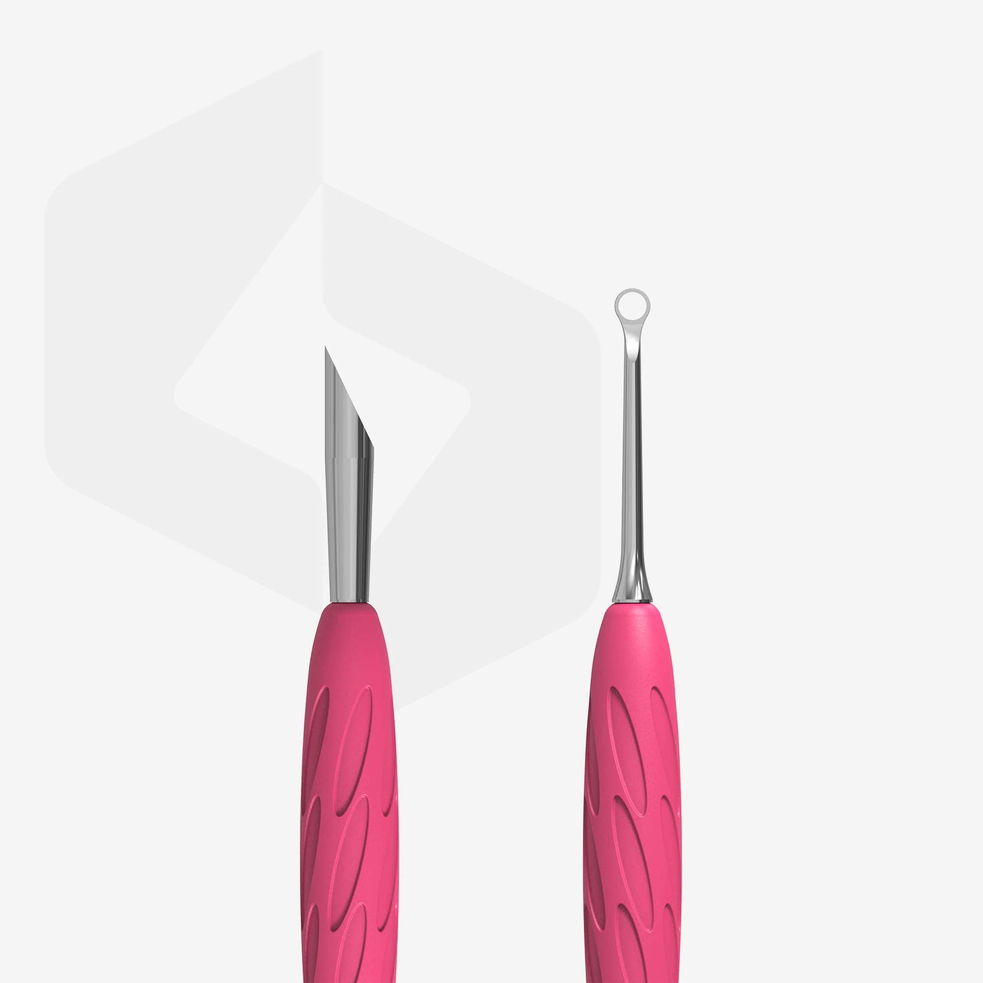 "Gummy" UNIQ 11 TYPE 2 Silikon Saplı Tırnak Eti İtici (Yamuk İtici + Halka)