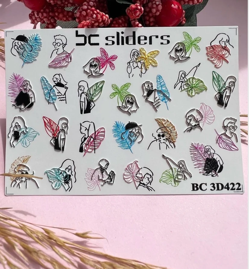 5D Nail Art Sticker