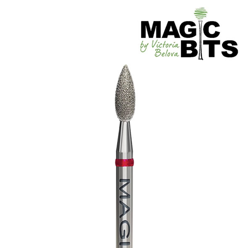Magic Bits Şişman Elmas Ateş Uç Freze 