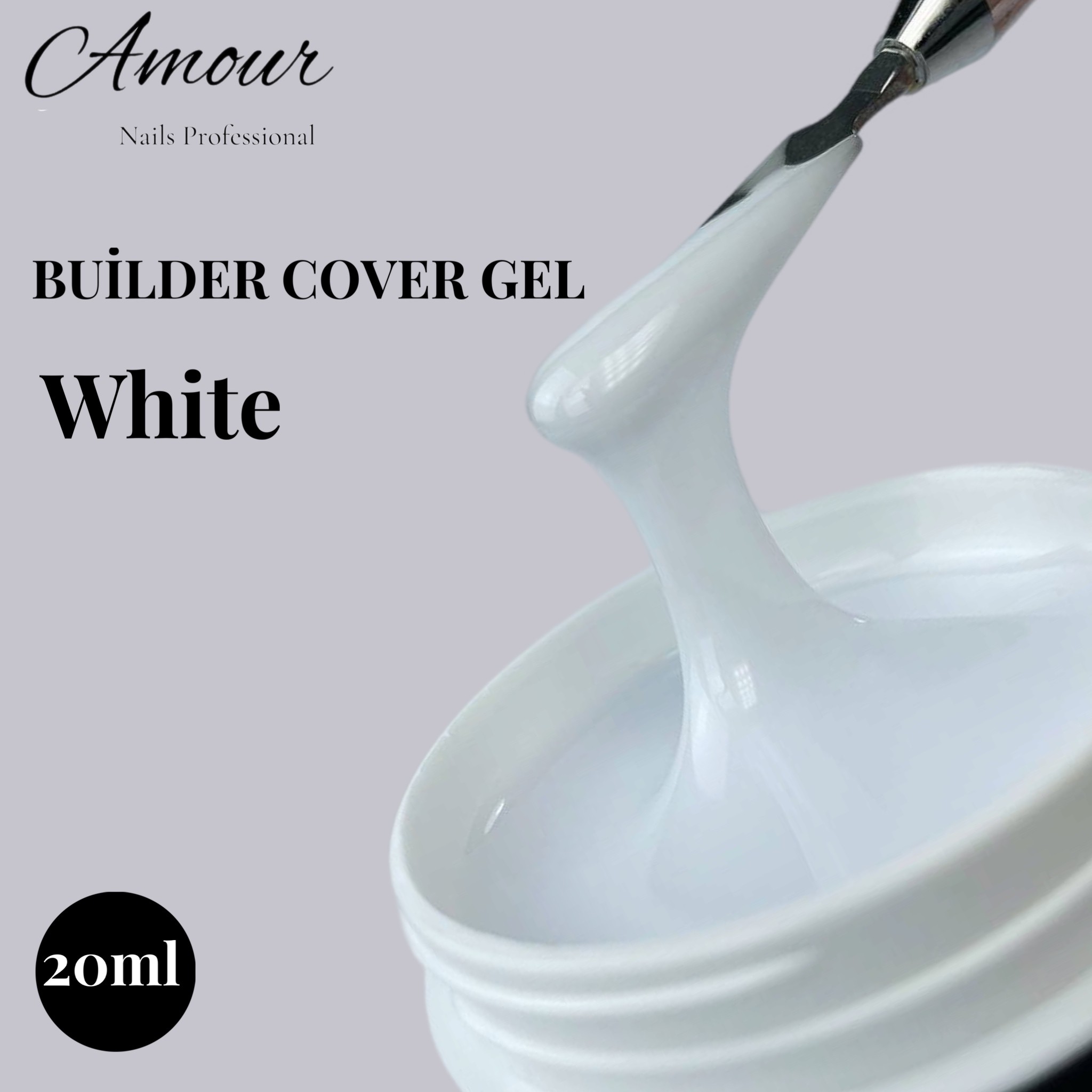 AMOUR Builder gel - (White)Rakı beyaz