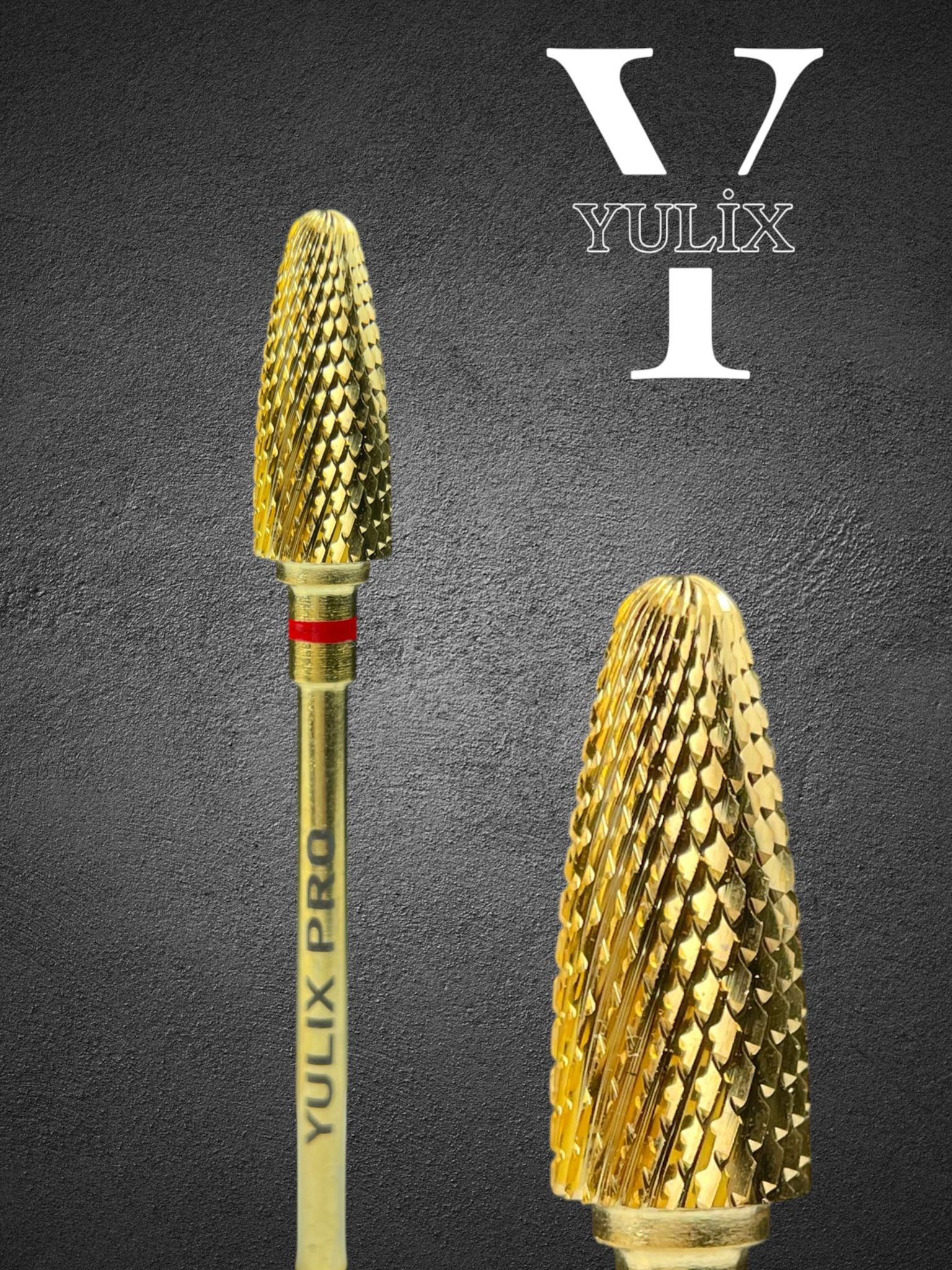 Yulix Altın Mısır Çıkartma Freze  - Kırmızı