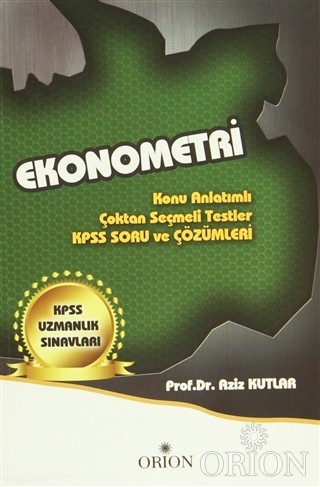 Ekonometri (KPSS Uzmanlık Sınavları)-Aziz Kutlar