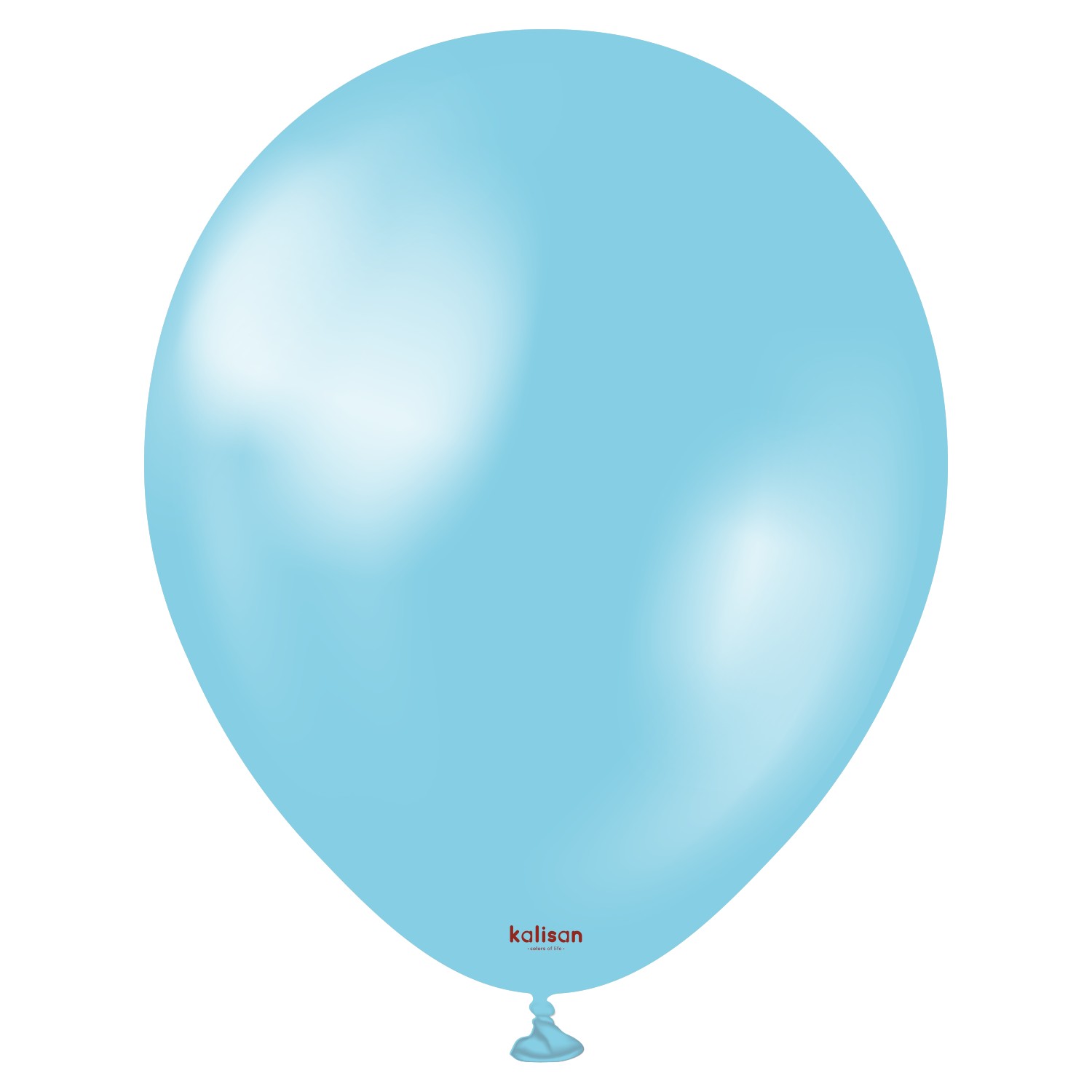 12'' Kalisan Metalik Gök Mavisi Balon (Sky Blue) 50'li