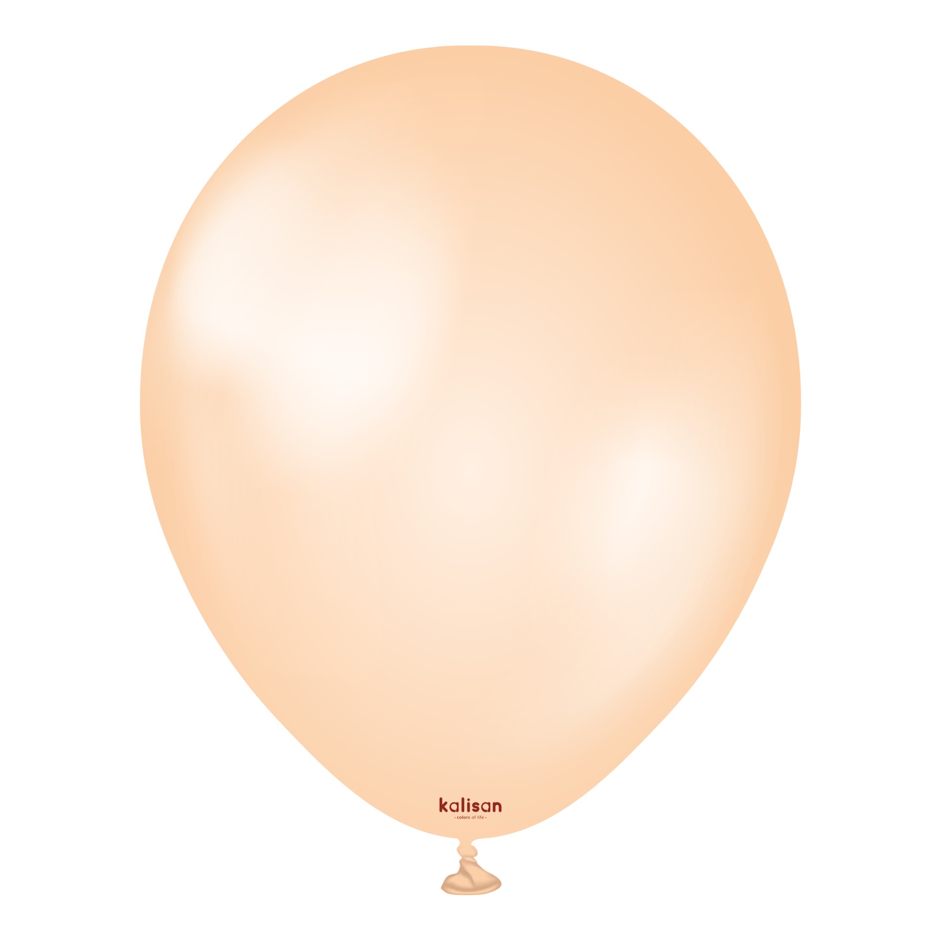 12'' Kalisan Metalik Somon Balon (Salmon) 50'li