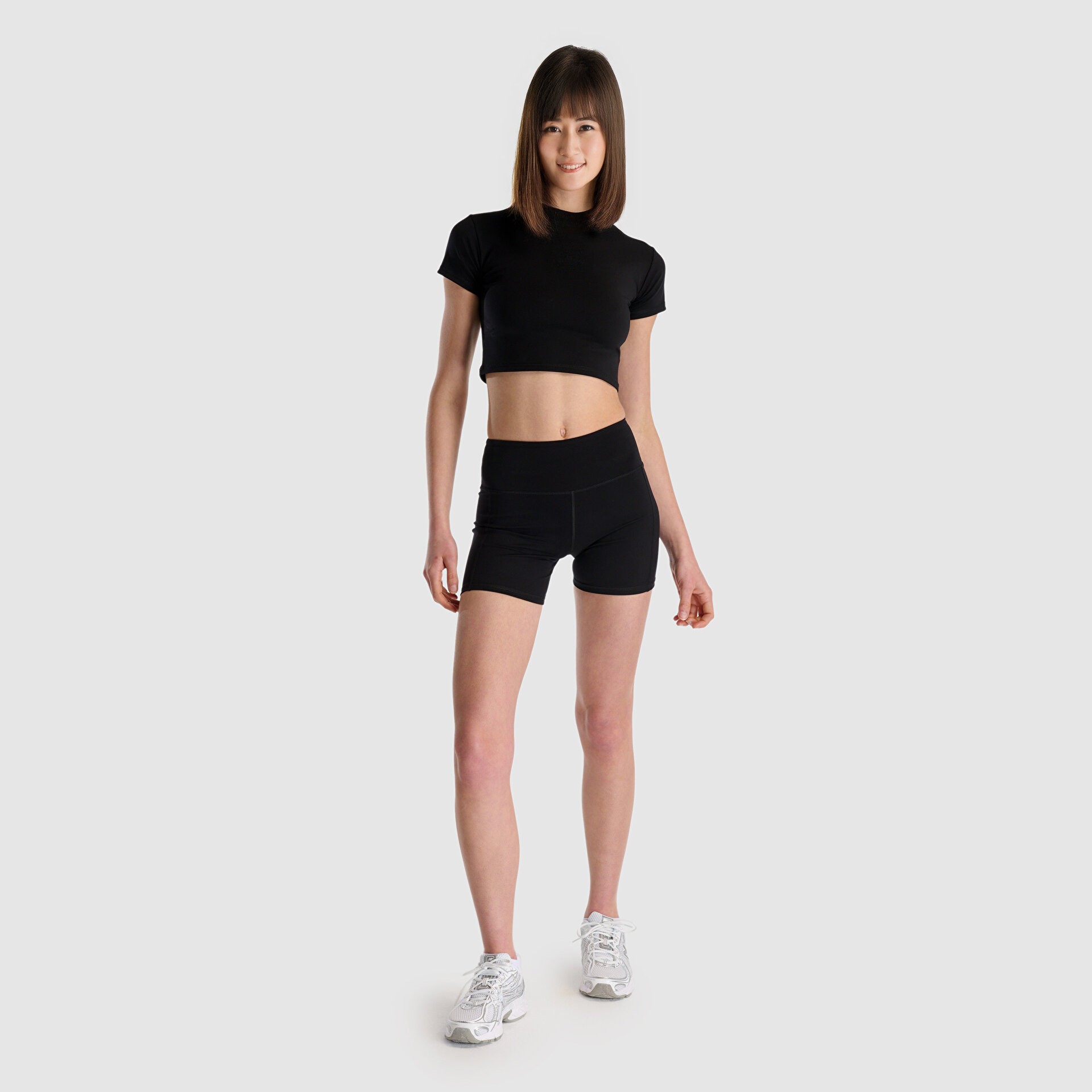 Huddleup Black Woman Shorts