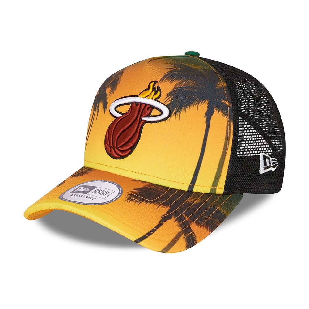 New Era Summer City Trucker Miami Heat Unisex Şapka 60137589