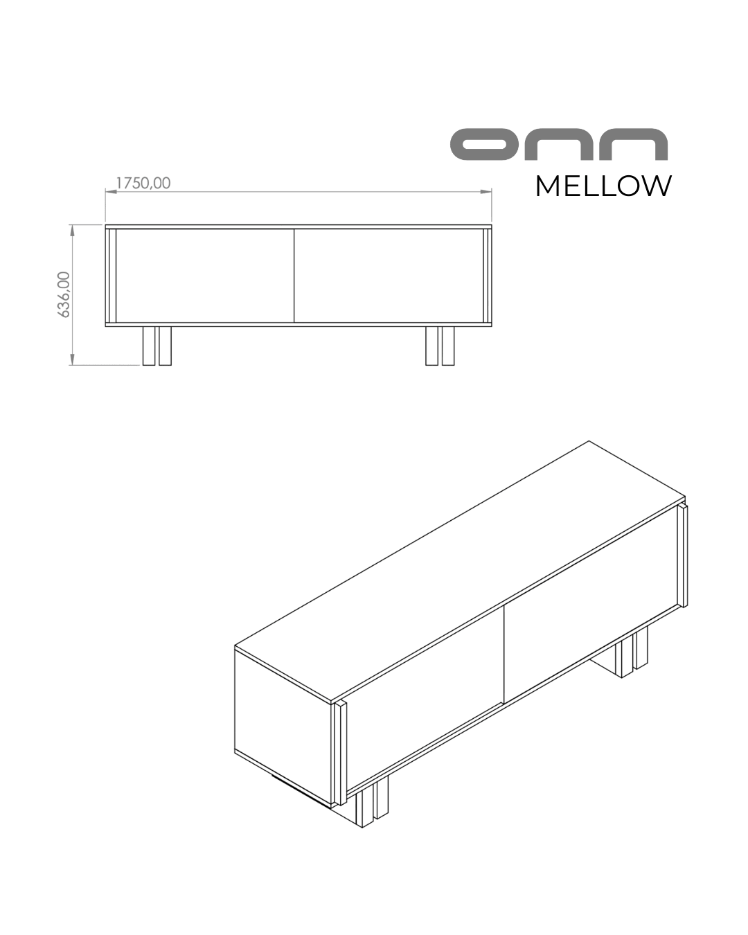 onn MELLOW - Tasarım TV Sehpası