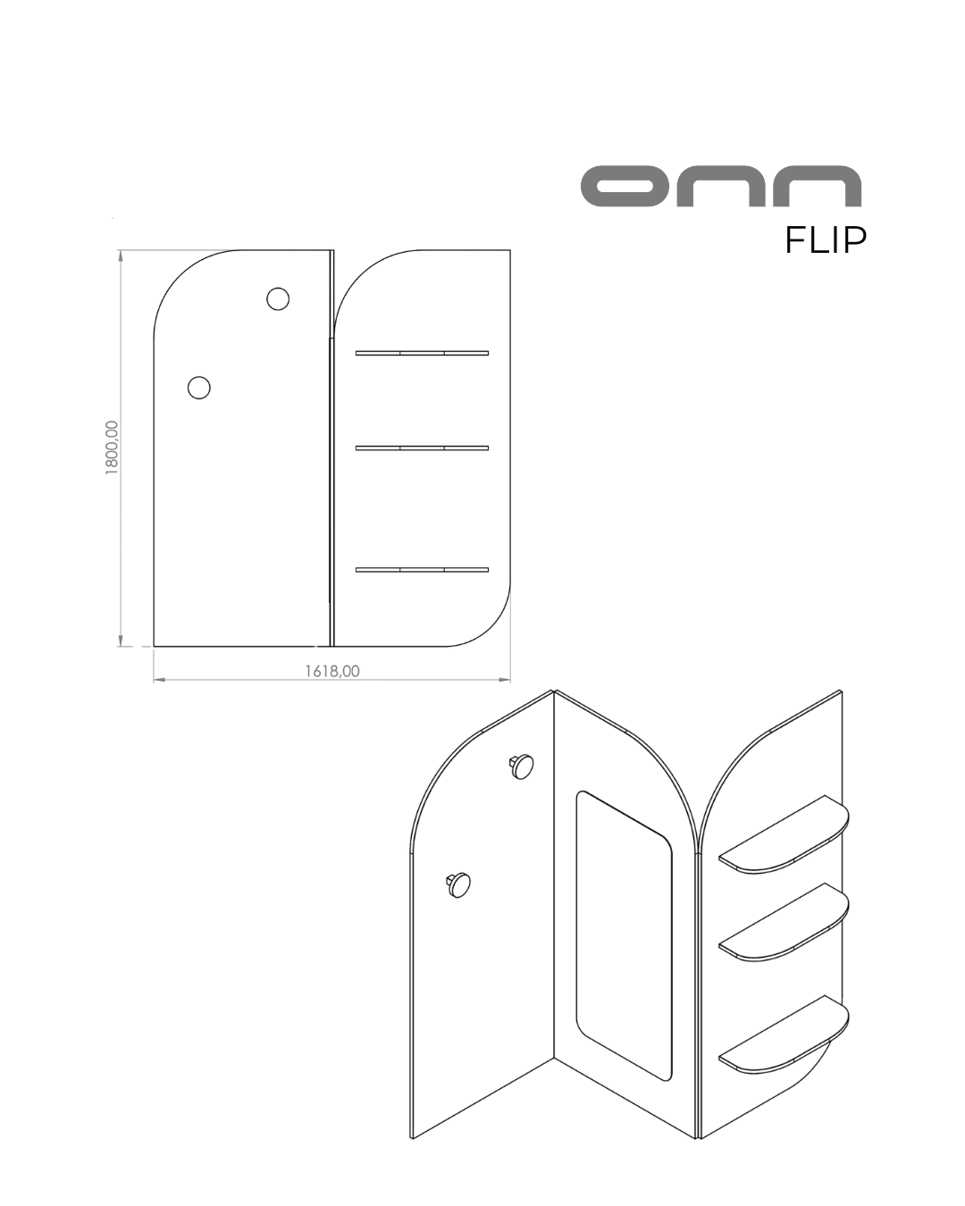 onn FLIP - Tasarım Paravan