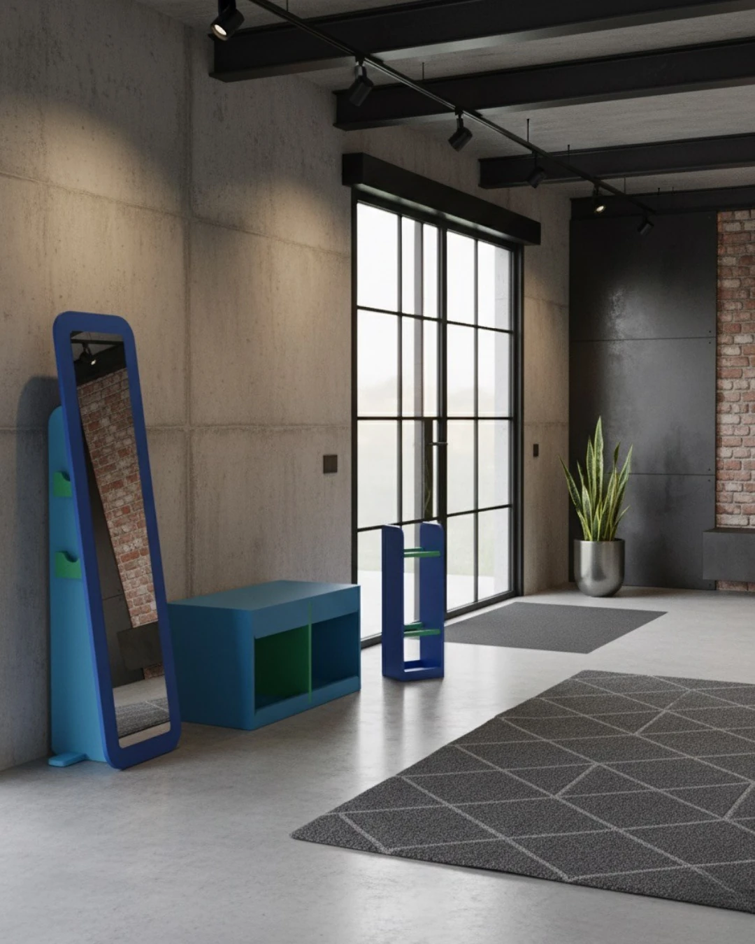 onn FOYER - Özel Tasarım Ayna / Bank / Şemsiyelik Seti