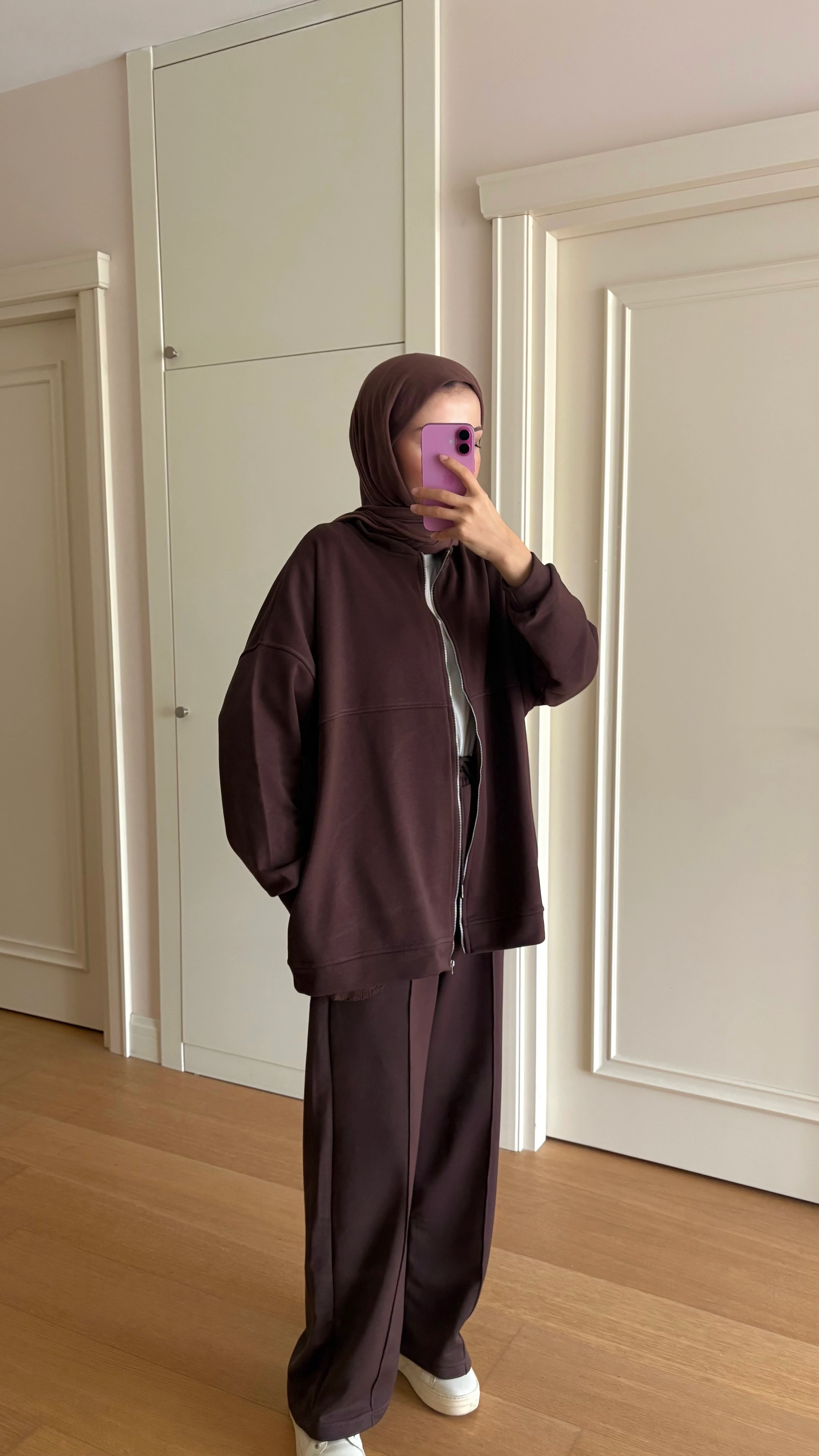 3 İplik Takım - Kahve