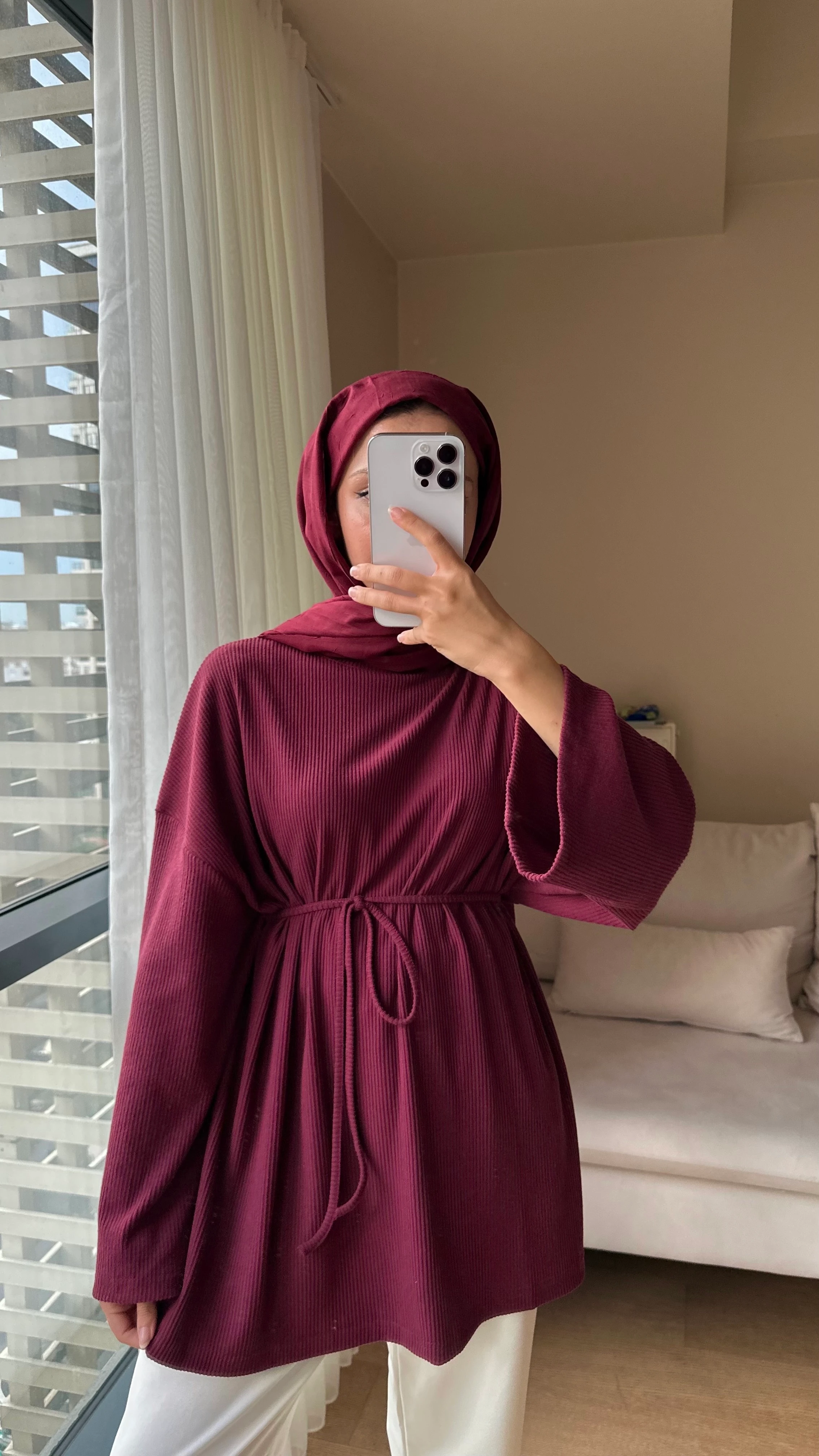 Kaşkorse Tunik - Bordo
