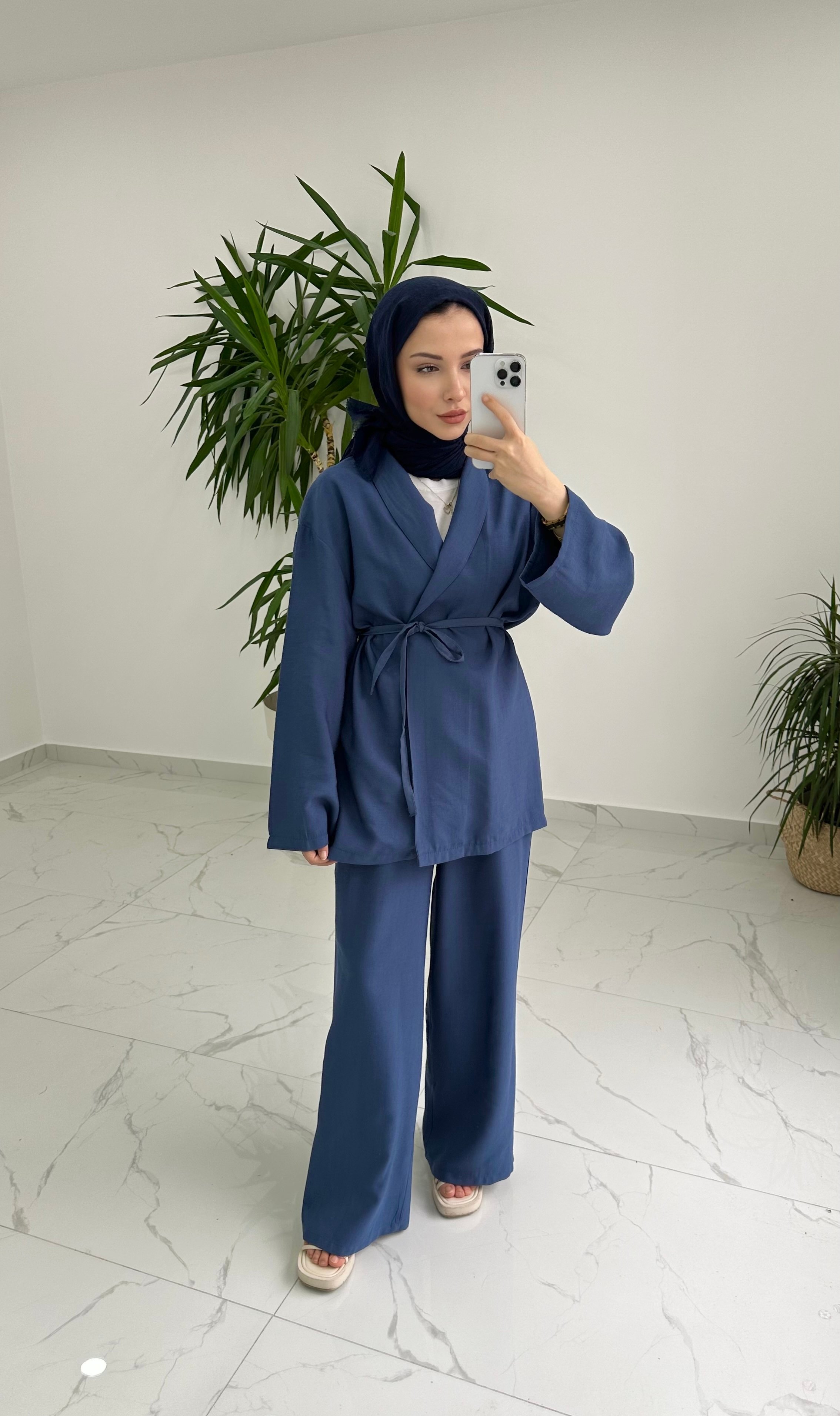 Soft Kimono Takım - Lacivert