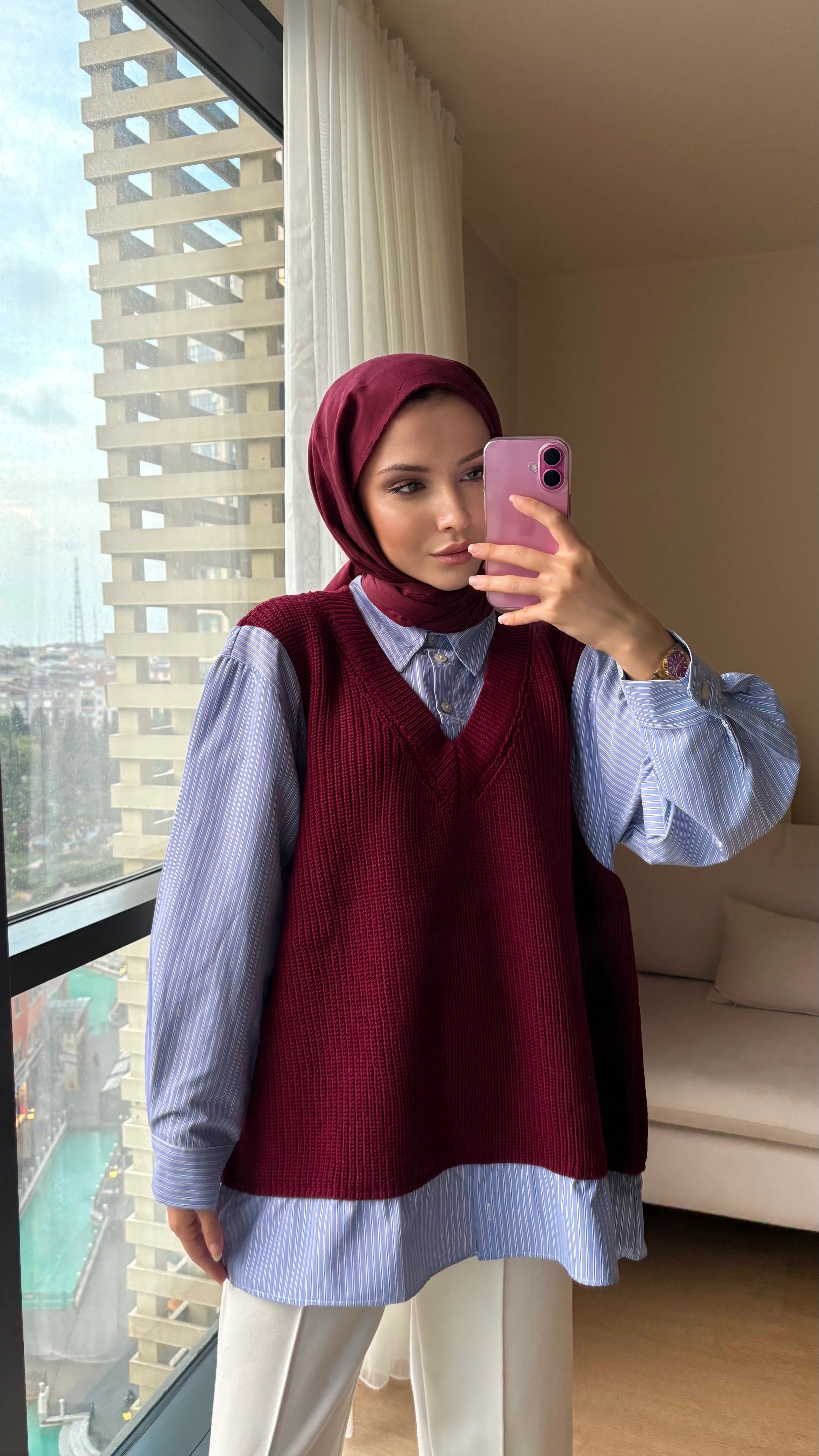 Triko Garnili Gömlek