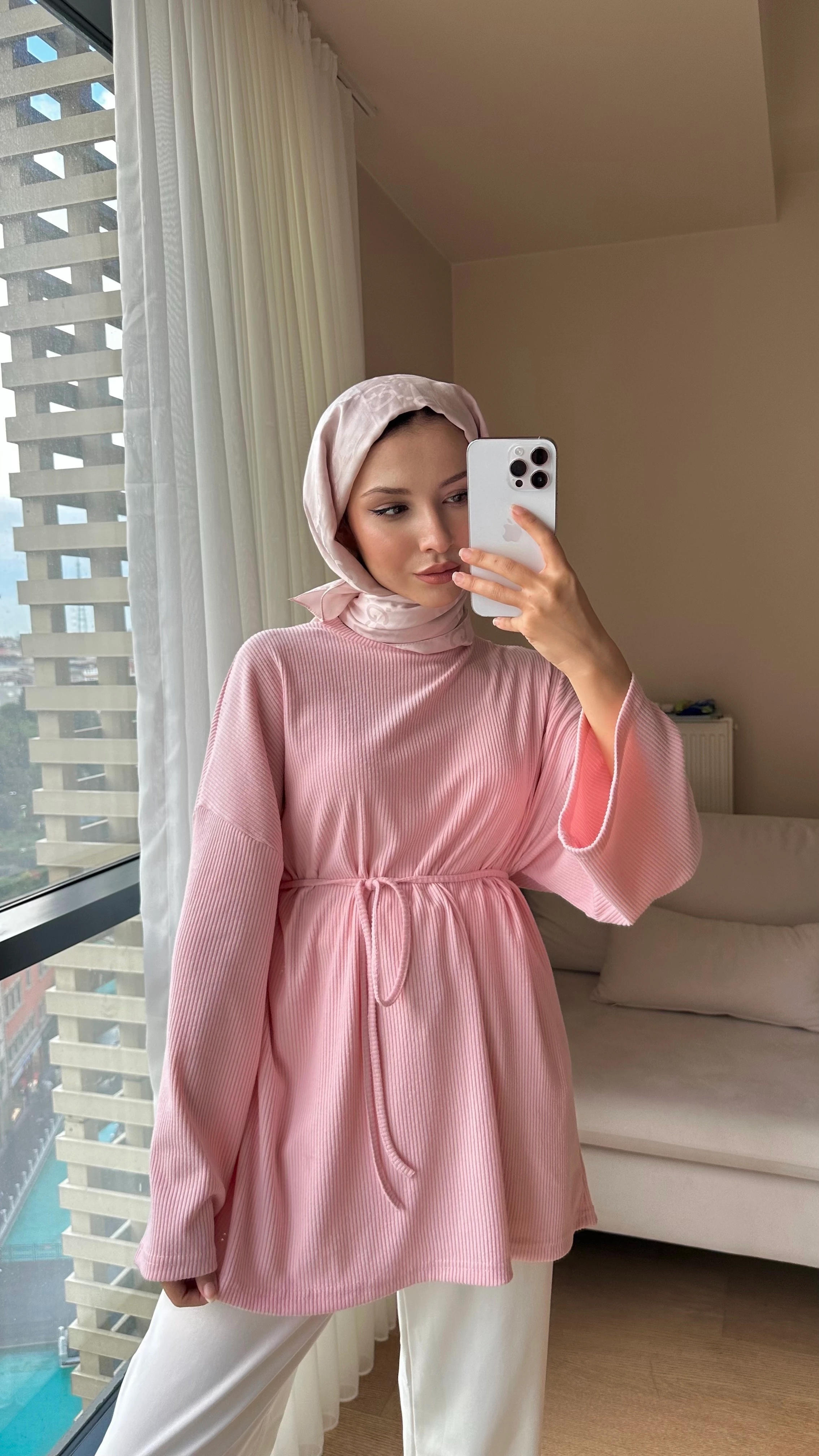 Kaşkorse Tunik - Pembe