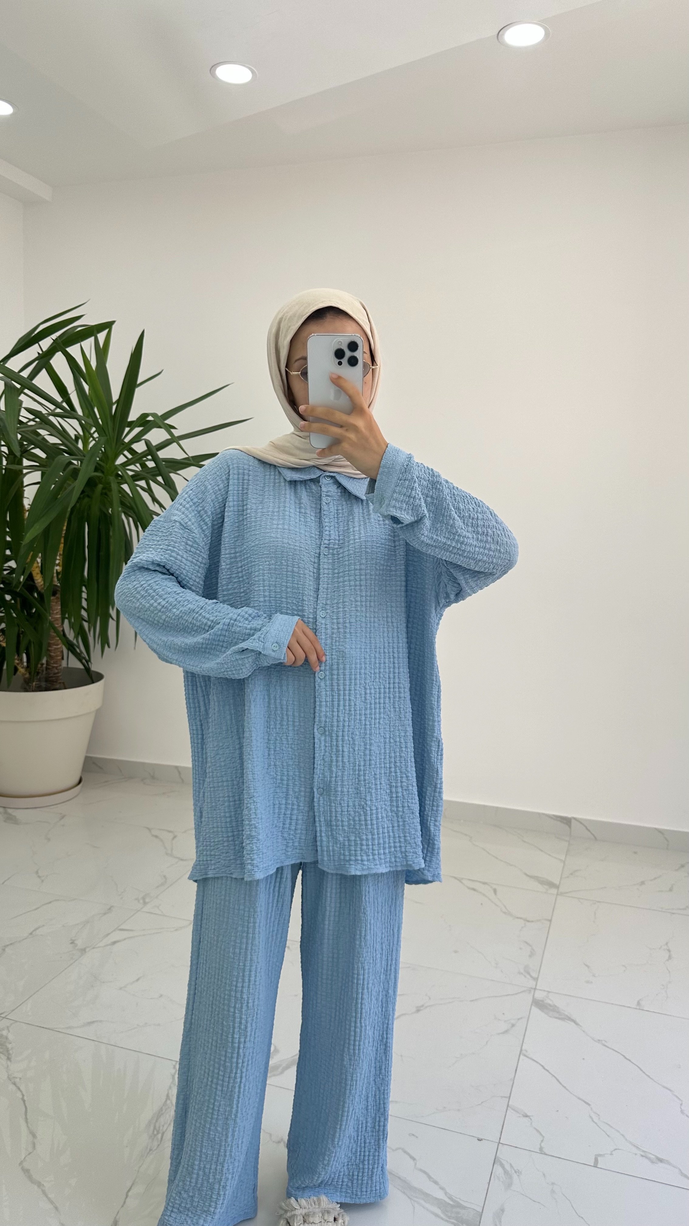 Bubble Takım - Bebe Mavisi