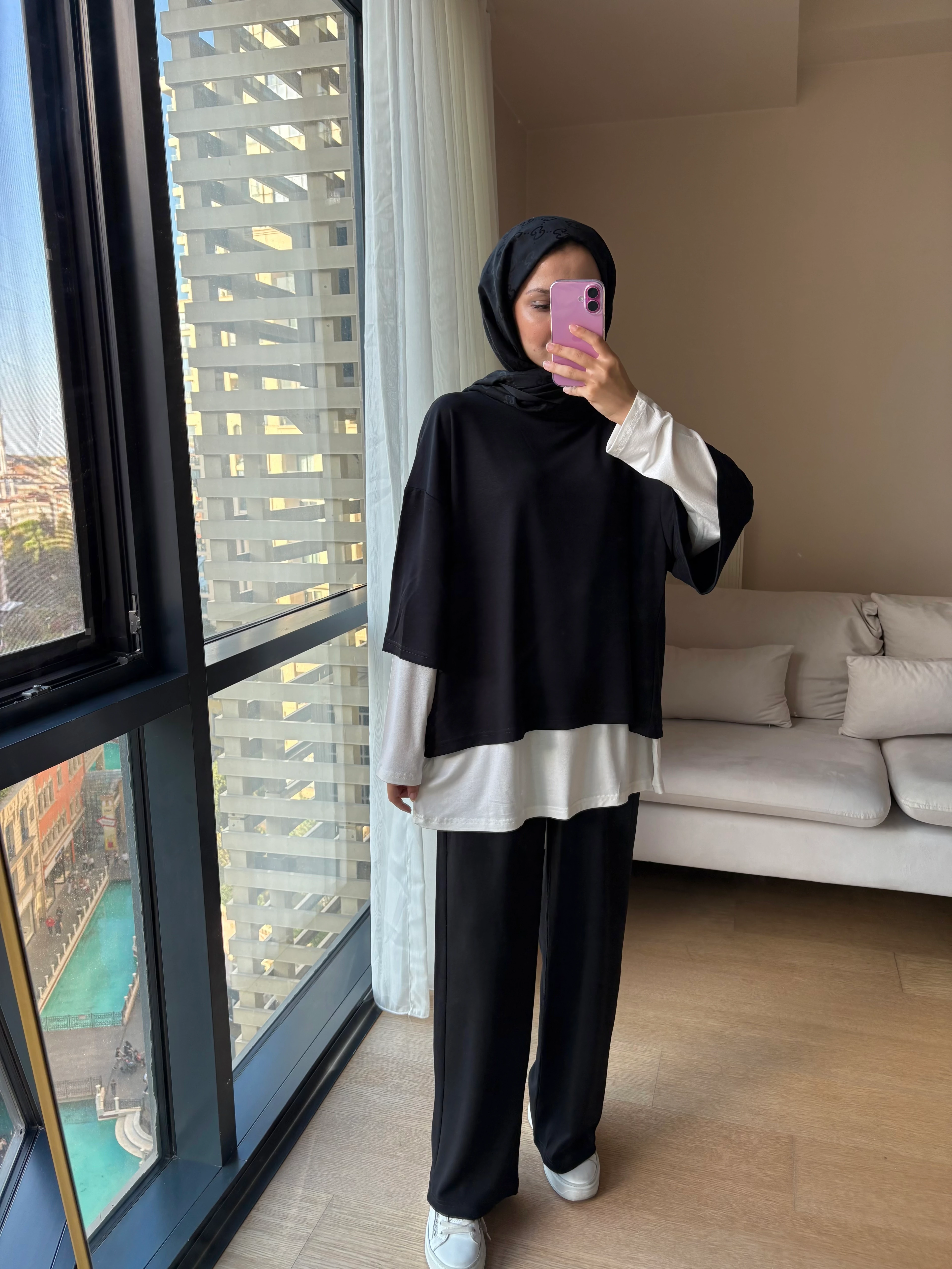 3 Parça Oysho Takım - Siyah