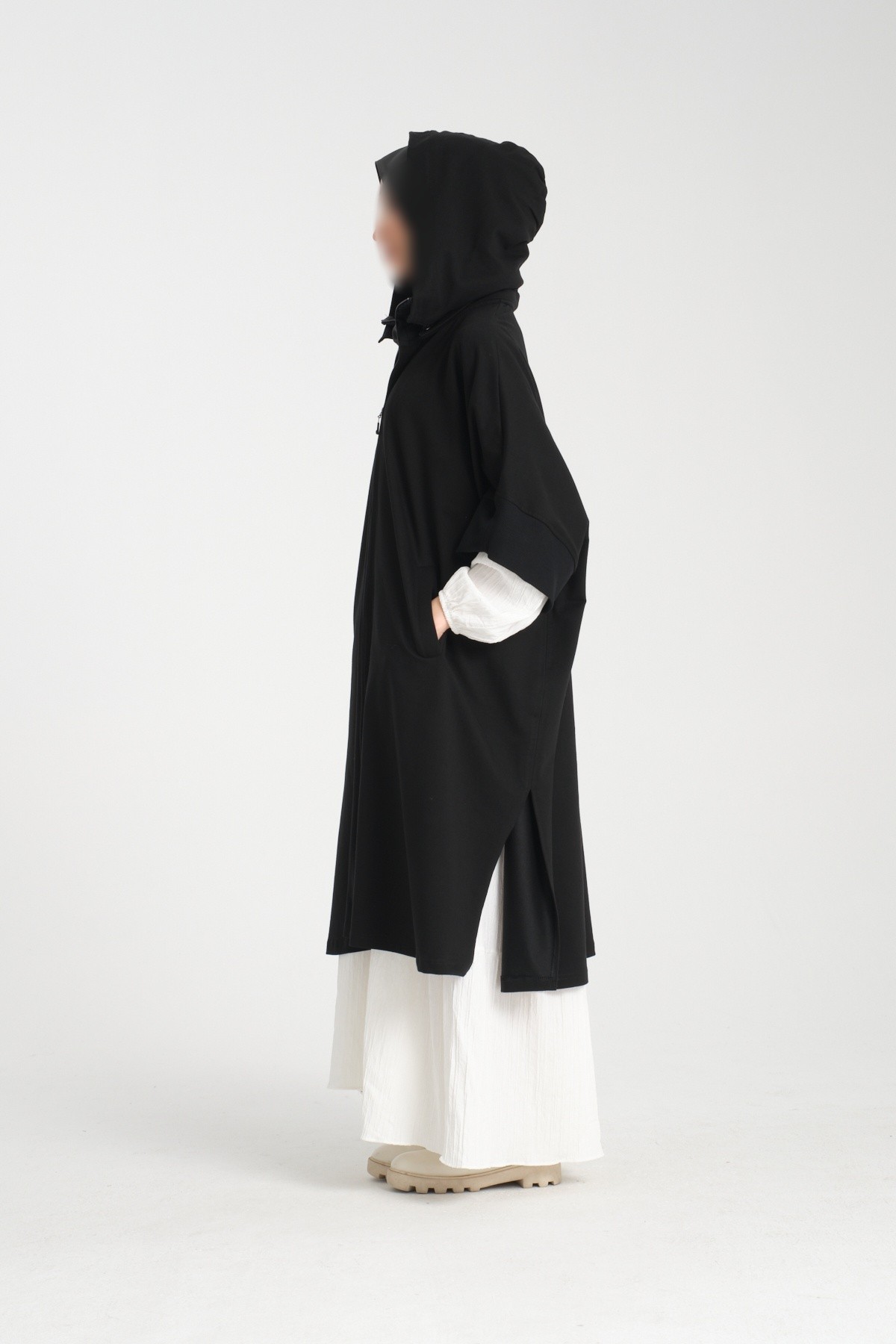 Siyah Sweat Panço