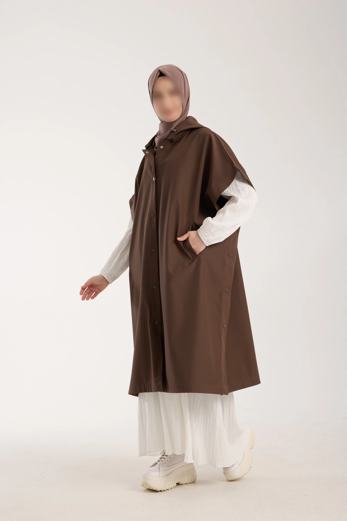 Acı Kahve Panço Yağmurluk