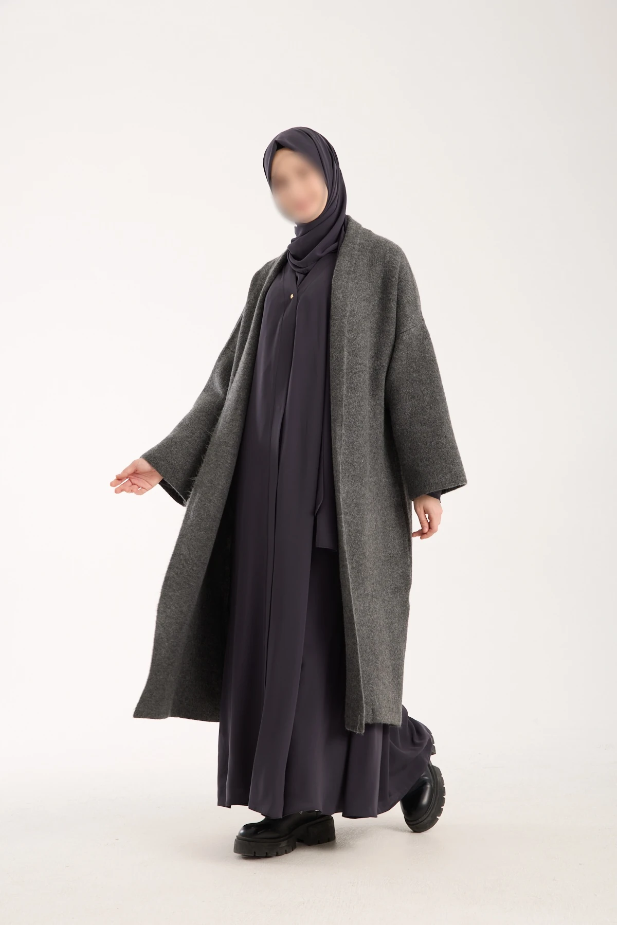 Antrasit Kalın Hırka