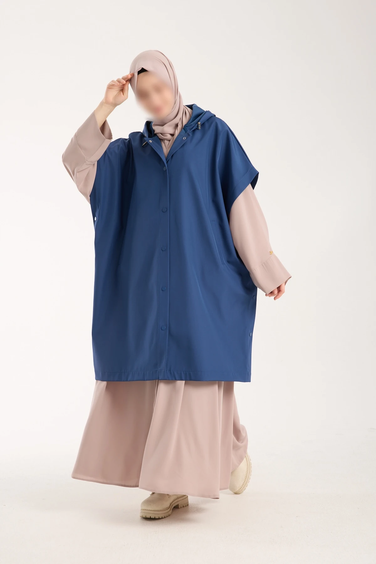 İndigo Panço Yağmurluk