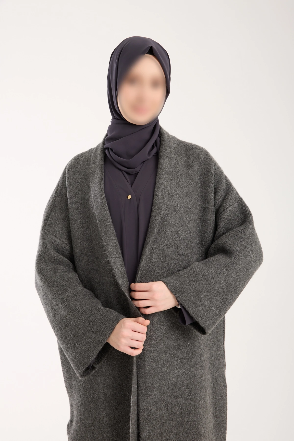 Antrasit Kalın Hırka