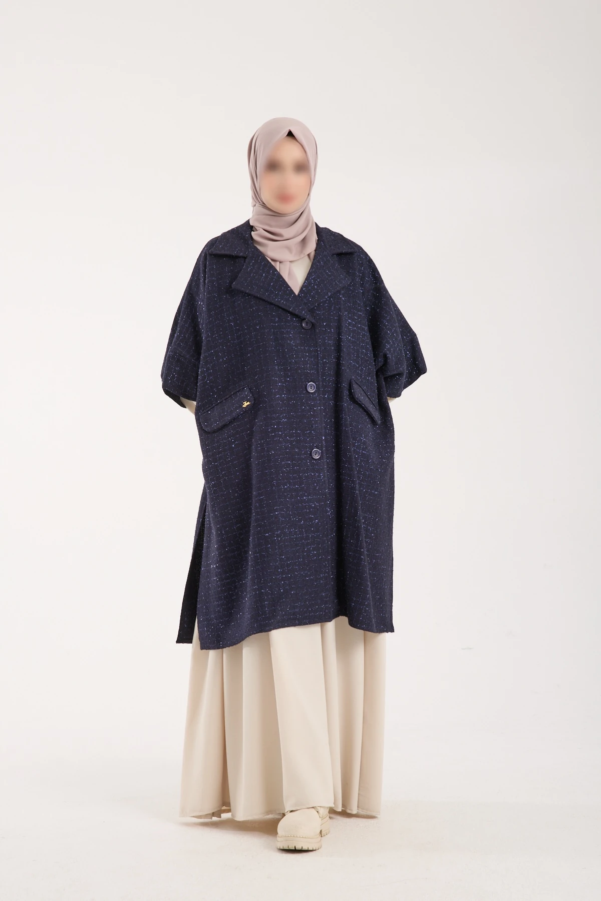 Channell Kumaş Lacivert Panço