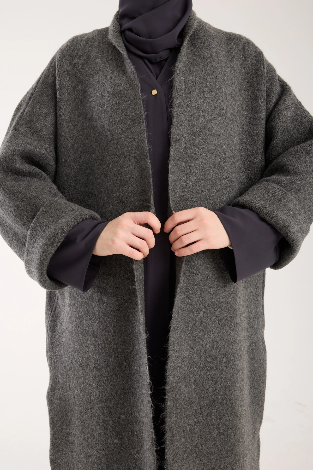 Antrasit Kalın Hırka