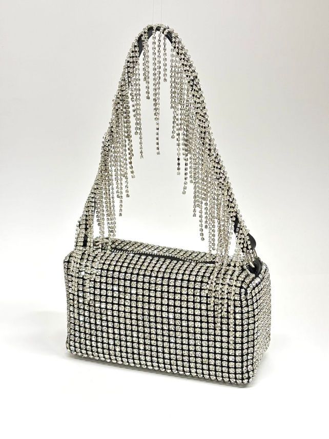 Sapı Taşlı Abiye Çanta - 977