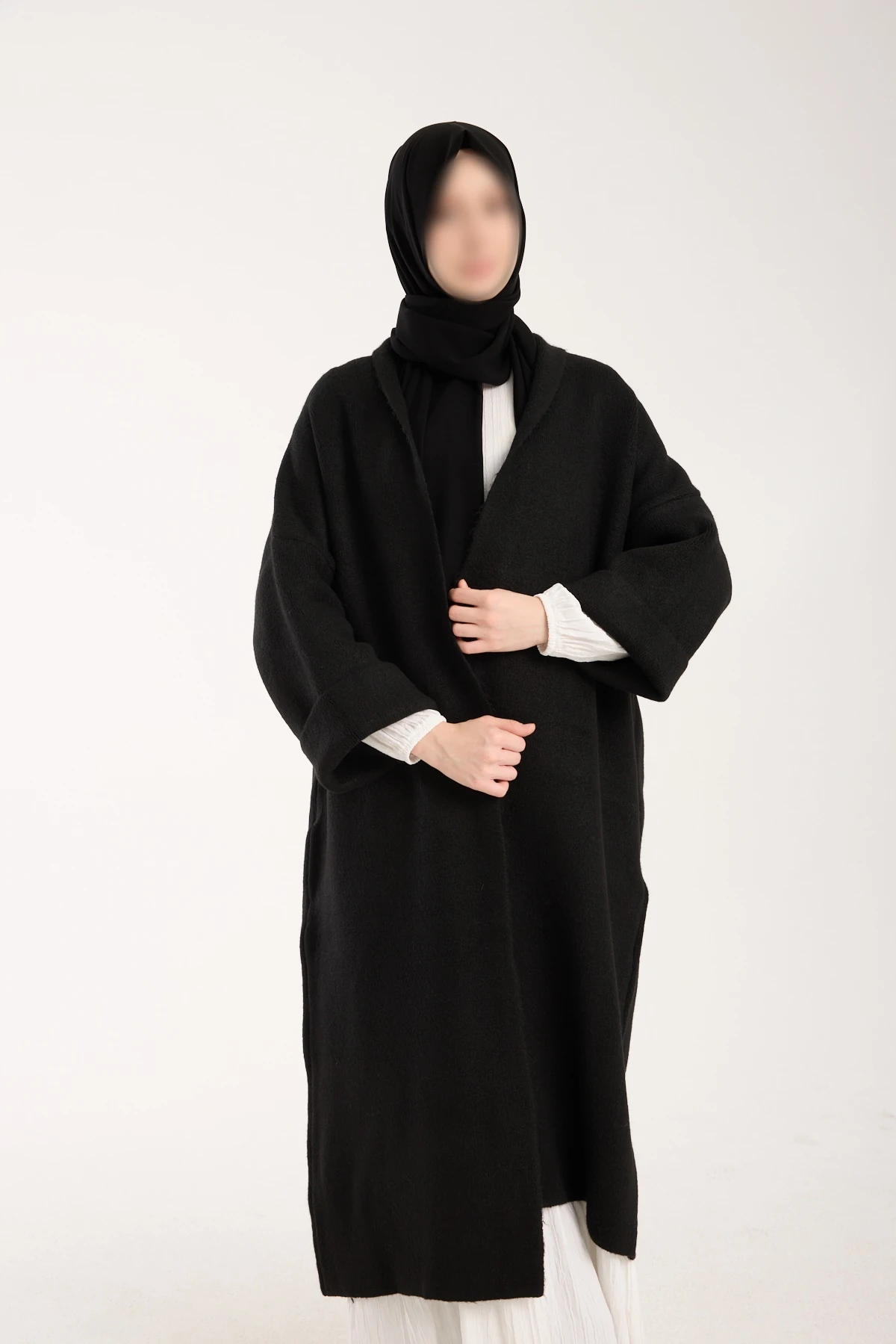 Siyah Kalın Hırka