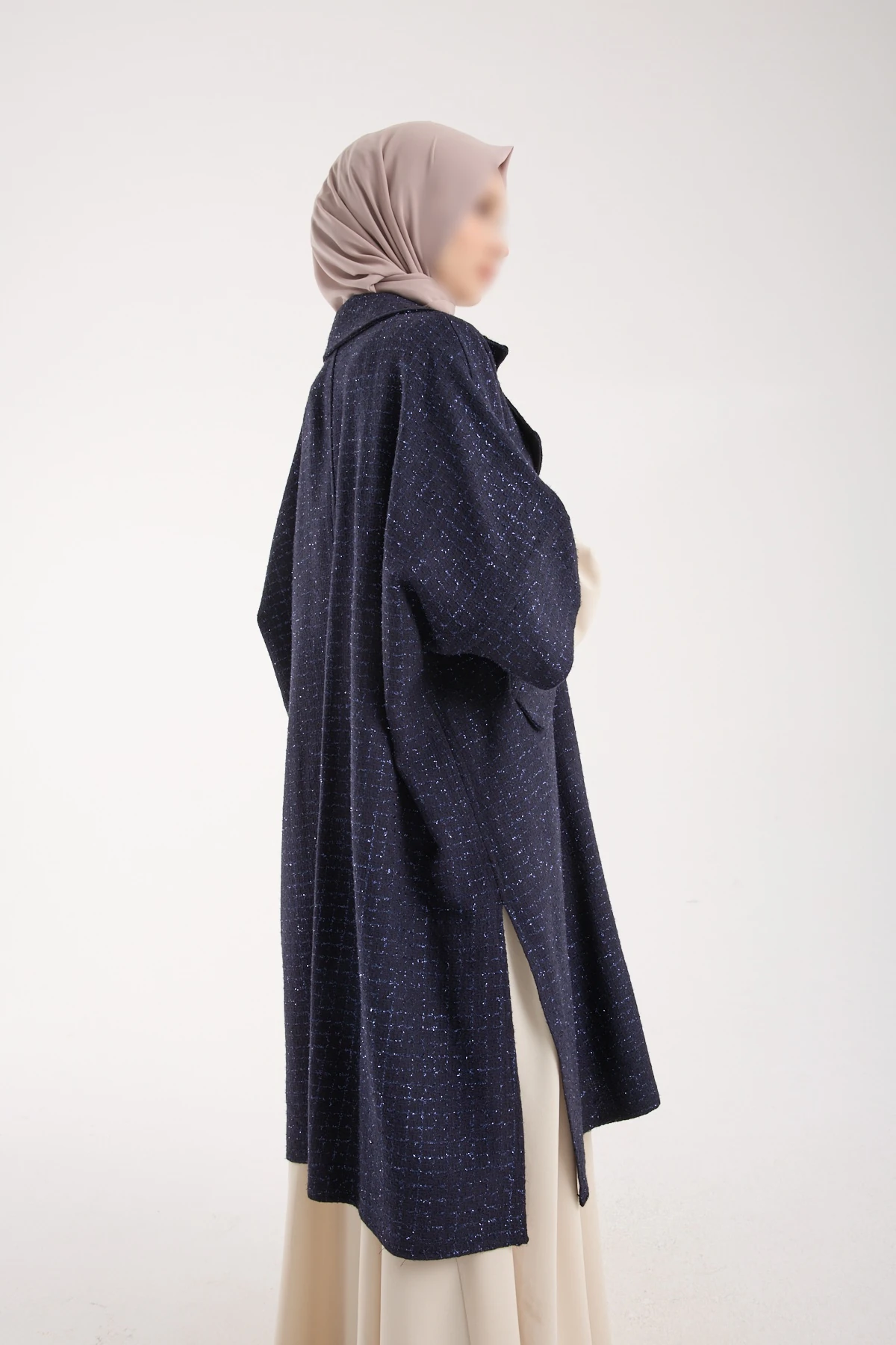 Channell Kumaş Lacivert Panço