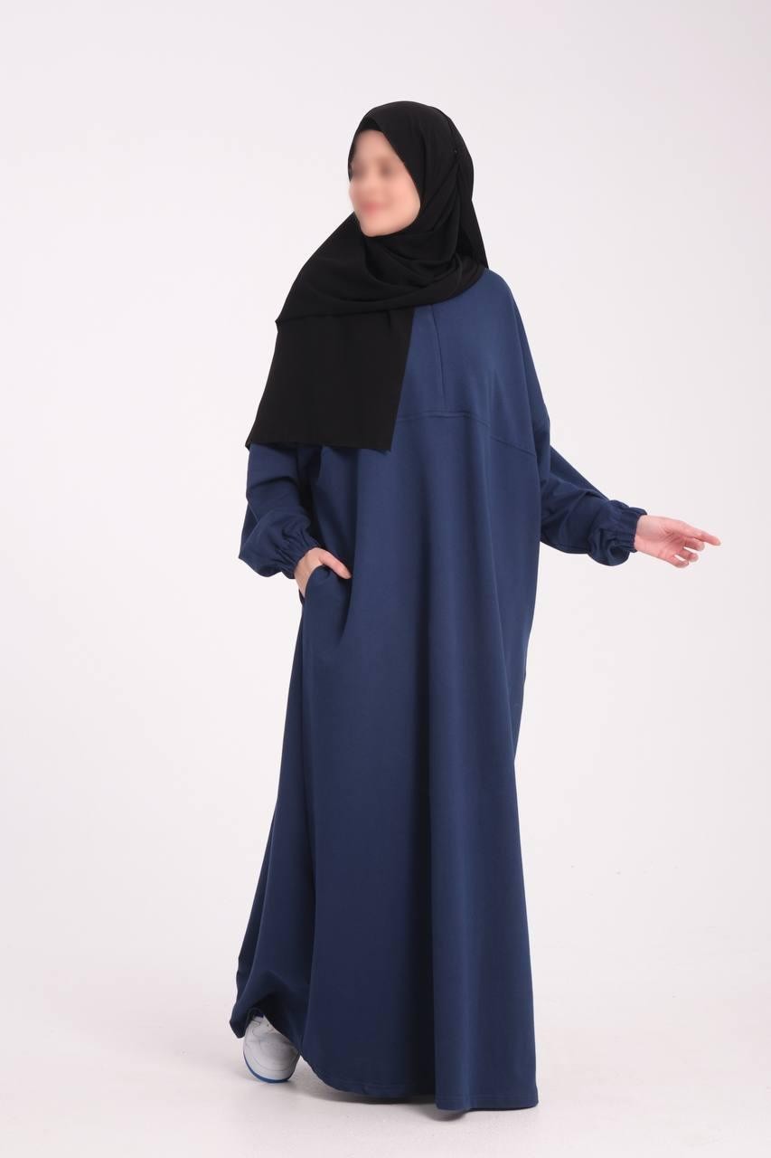 İndigo Sweat Elbise Ferace
