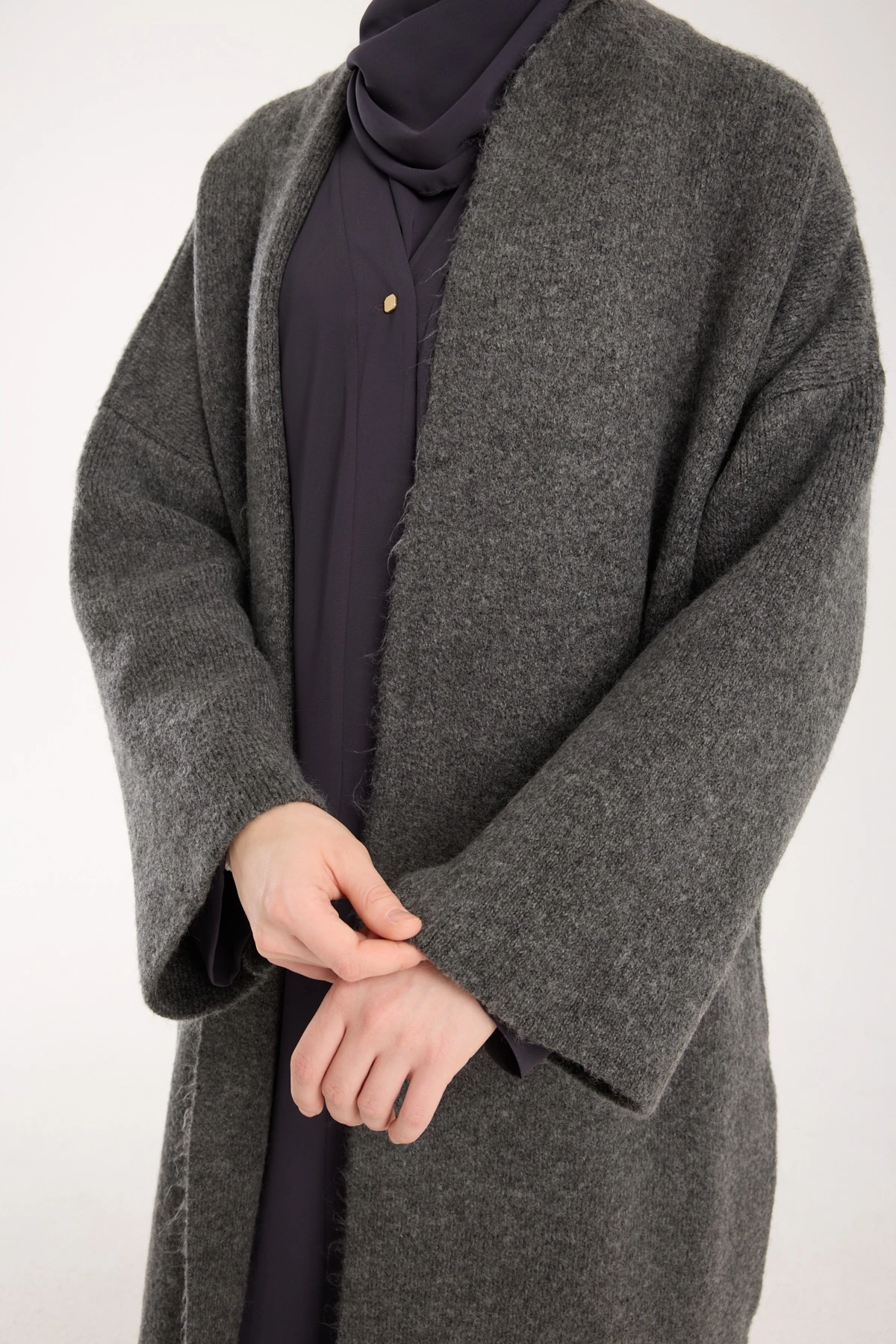 Antrasit Kalın Hırka