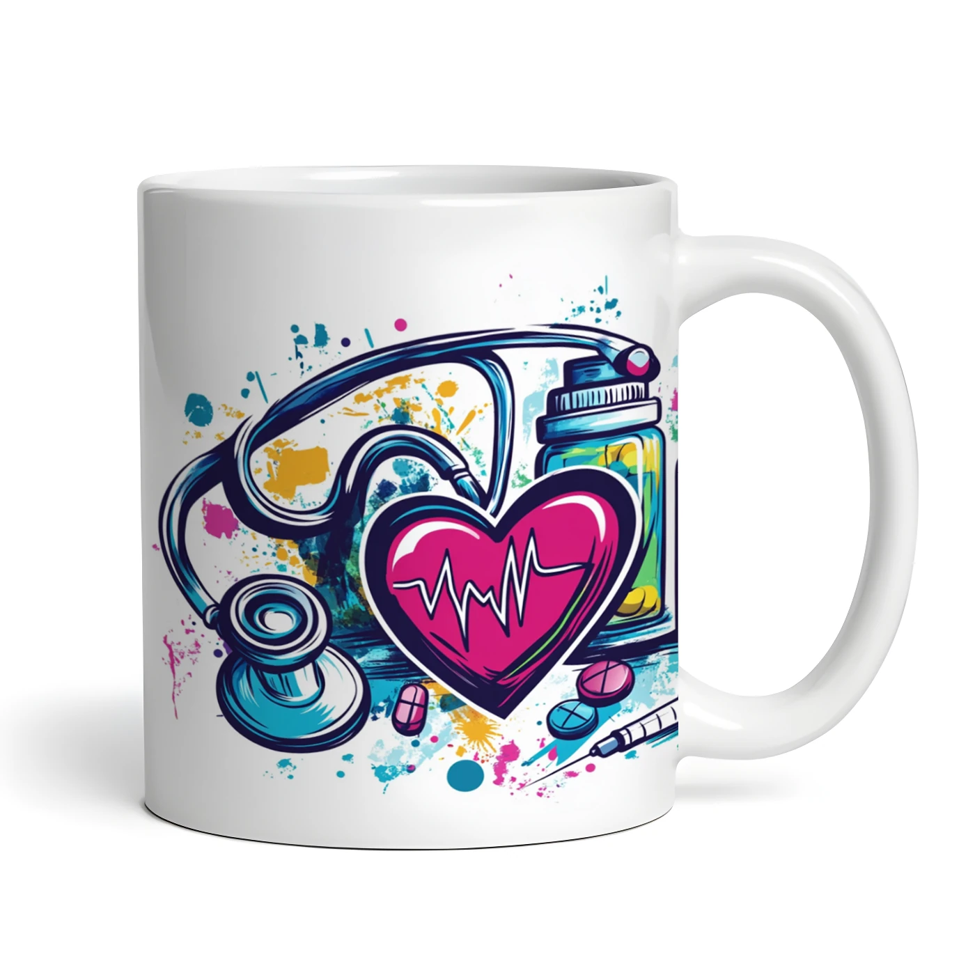 Özel Tasarım Hemşire Kupa Bardak