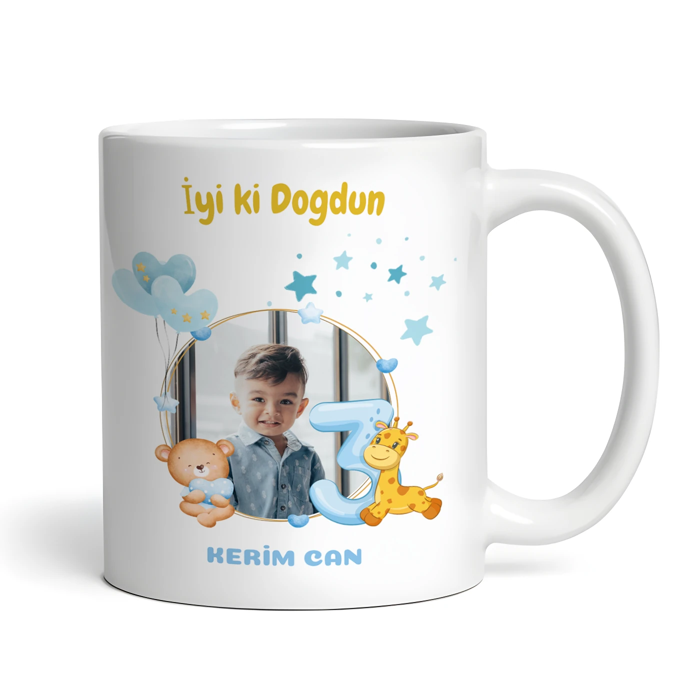 Çocuklara Özel Doğum Günü Kupa Bardak