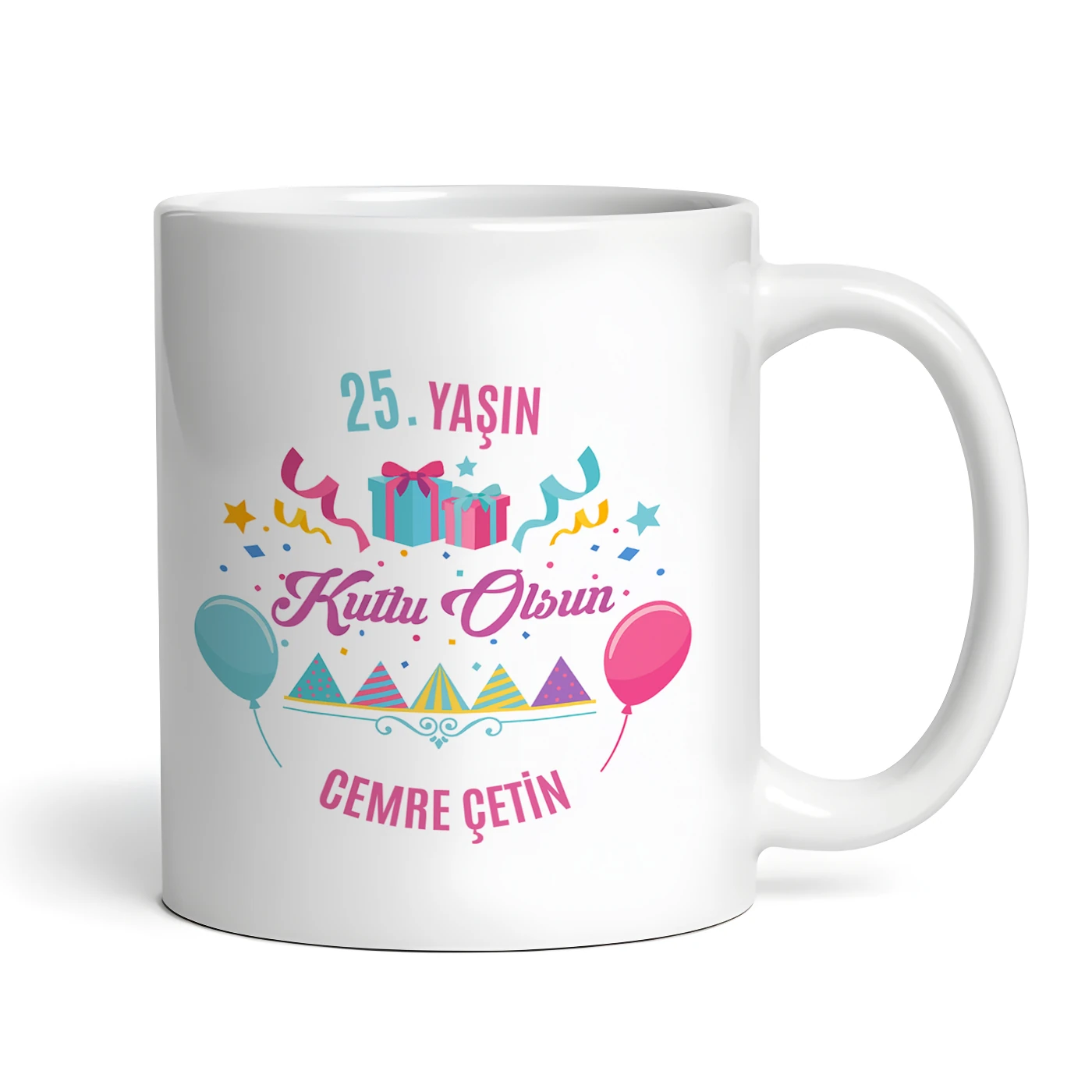 Kişiye Özel Doğum Günü Kupa Bardak