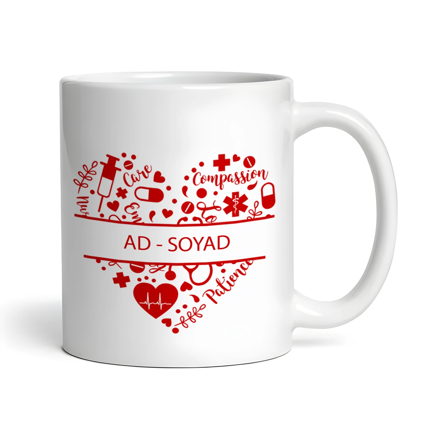 Kalpli Hemşire Kupa Bardak