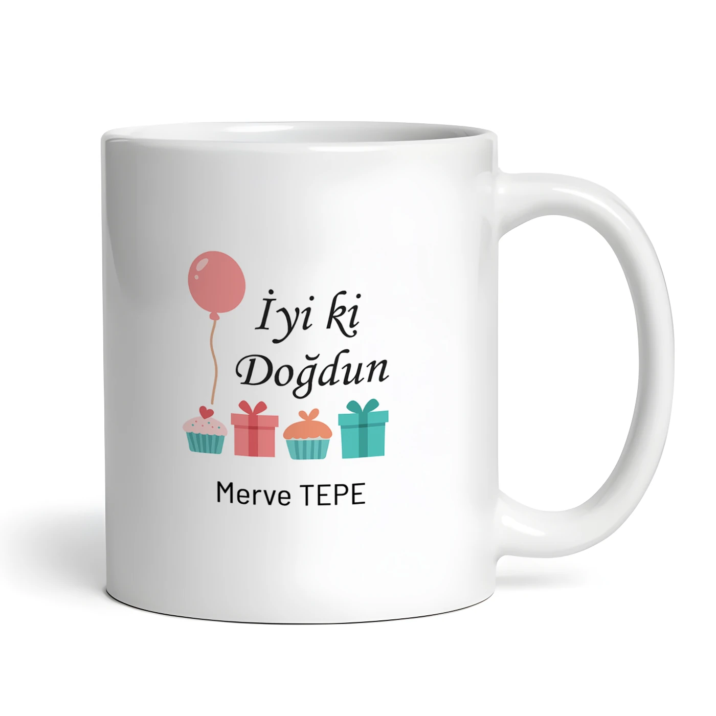 İyi Ki Doğdun Yazılı Doğum Günü Kupa Bardak