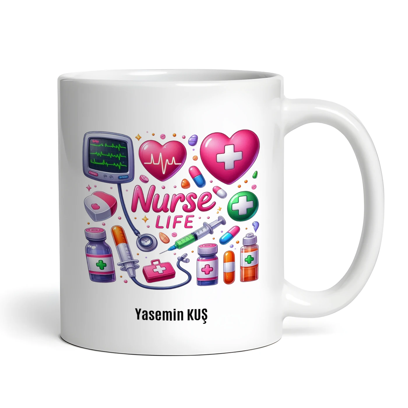 Nurse Life Hemşire Kupa Bardak