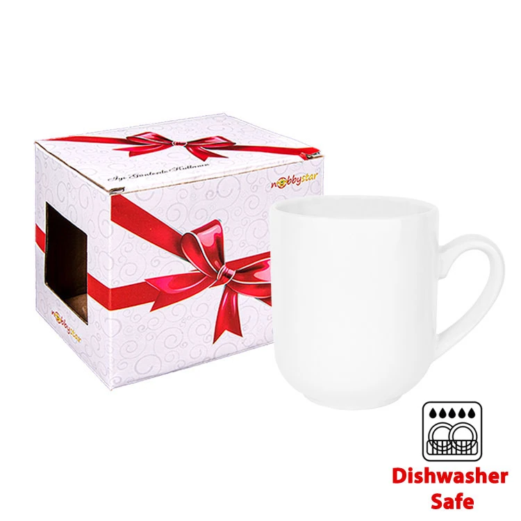 Beyaz Elite Oval Kupa Bardak