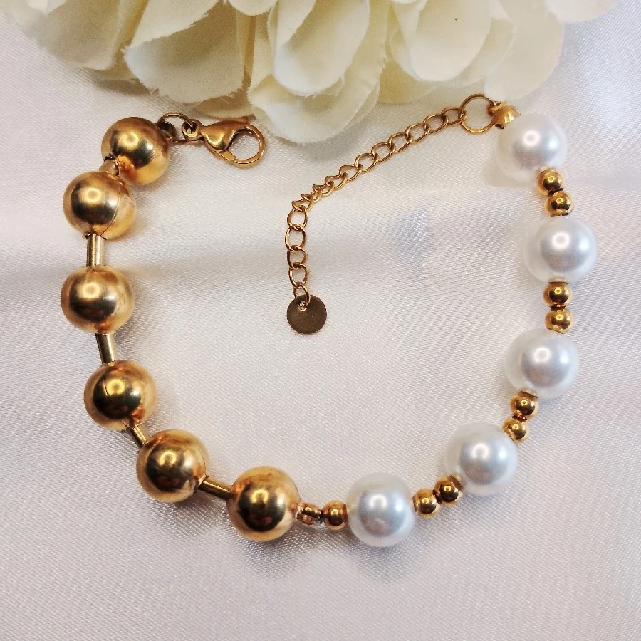 ÇELİK GOLD İNCİRLİ ŞIK KARARMAZ PASLANMAZ BİLEKLİK