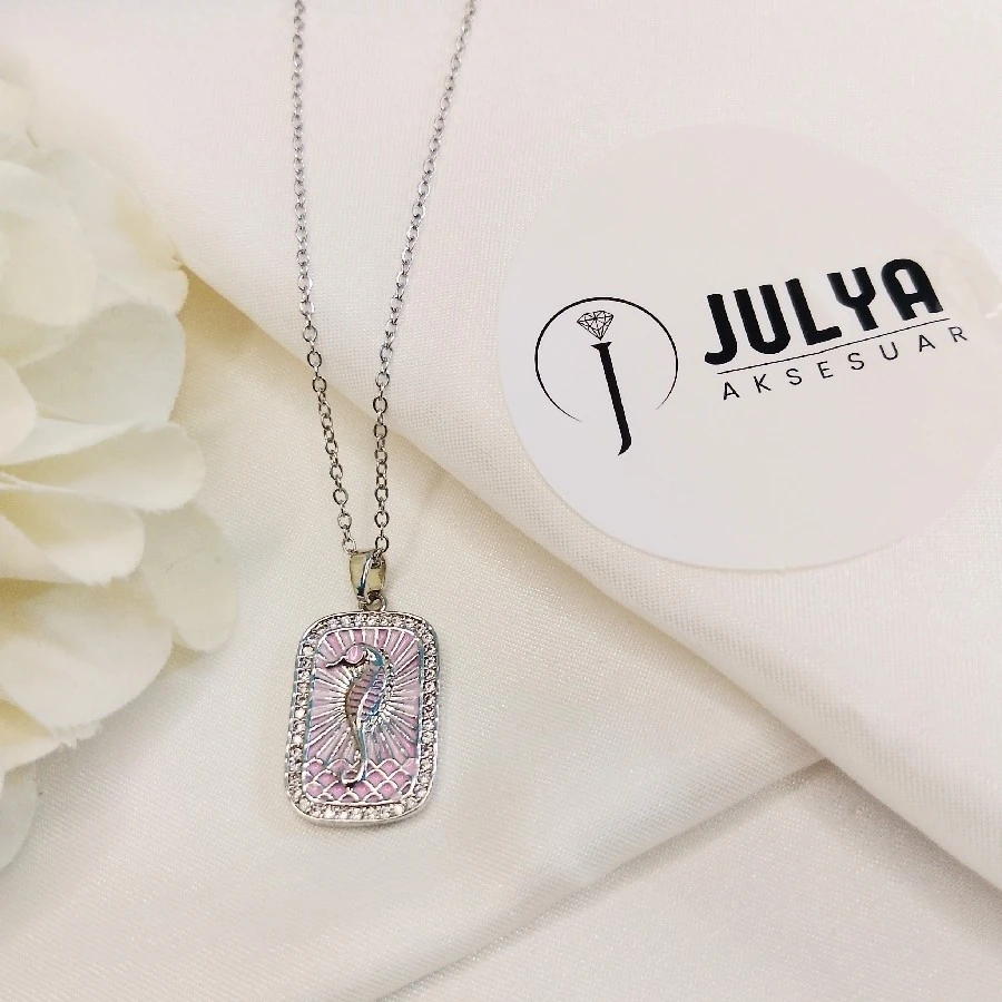 ÇELİK GÜMÜŞ RENGİ PASLANMAZ KARARMAZ  45+5 CM TAROT KOLYE