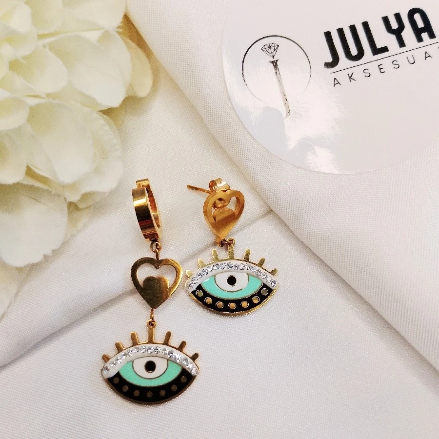 ÇELİK GOLD KARARMAZ PASLANMAZ GÖZ  KÜPE