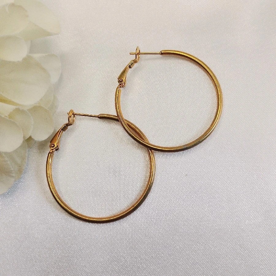 ÇELİK GOLD HALKA KARARMAZ PASLANMAZ KÜPE