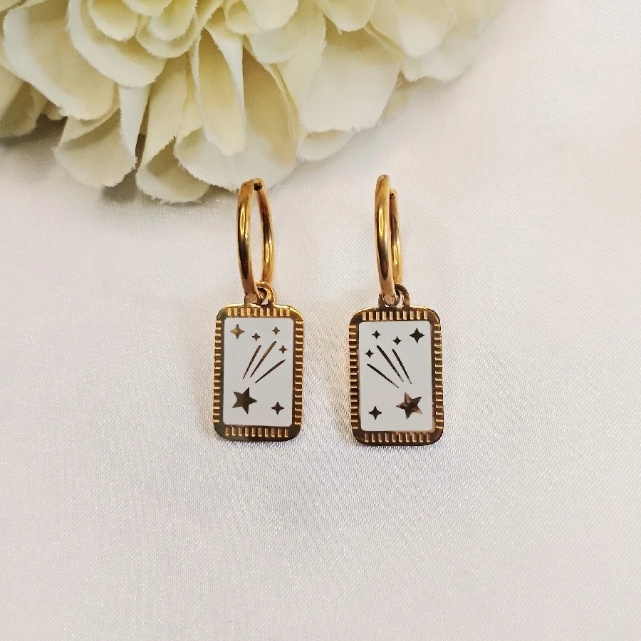 ÇELİK GOLD TAROT KÜPE KARARMAZ PASLANMAZ